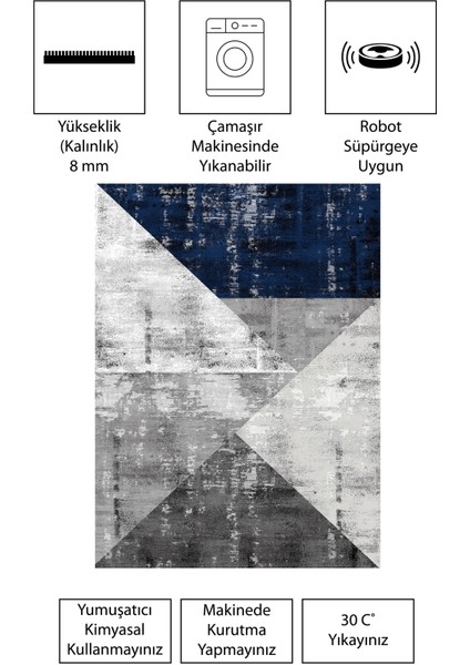 Modern Dijital Baskı Dört Mevsim Yıkanabilir Kaymaz Taban Salon Halısı Mutfak Halısı Yolluk fırsatları