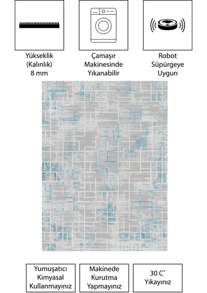 Modern Dijital Baskı Dört Mevsim Yıkanabilir Kaymaz Taban Salon Halısı Mutfak Halısı Yolluk fırsatları