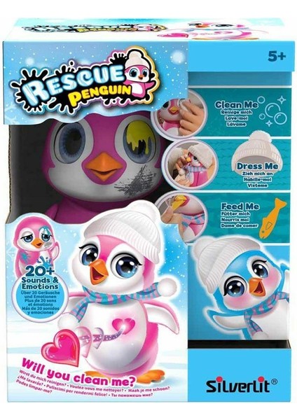 Sıl 88651 Silverlit Rescue Penguen Pembe