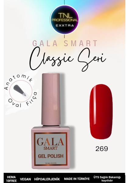 Kalıcı Oje 10 Ml No: 269 Kırmızı Ve Bordo Renk Tonları