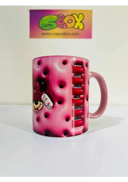 Starbucks Minnie Mouse 3D Baskılı Kupa