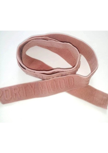 Lastik Pembe Kabartmalı 22MM 3mt Şort, Paça,kol ve Don Lastiği 1 Paket 3 mt