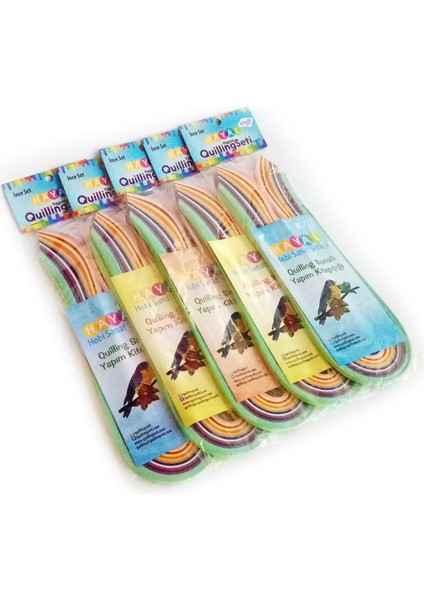 Quilling Seti Ince Set 10 Paket