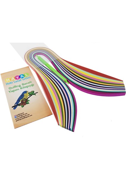 Quilling Seti Ince Set 10 Paket