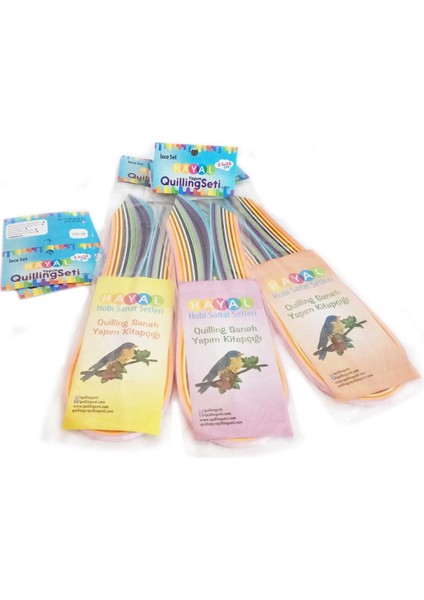 Quilling Seti Ince Set 10 Paket