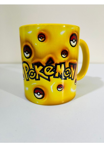 Pokemon Pika 3D Baskı Kupa Bardak