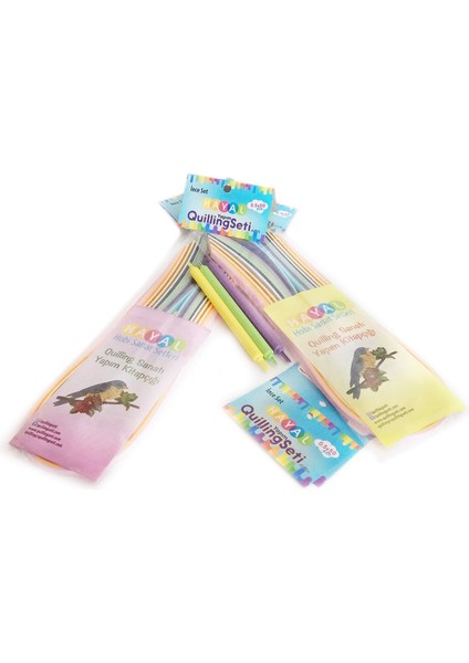 Quilling Seti Ince Set 20 Paket