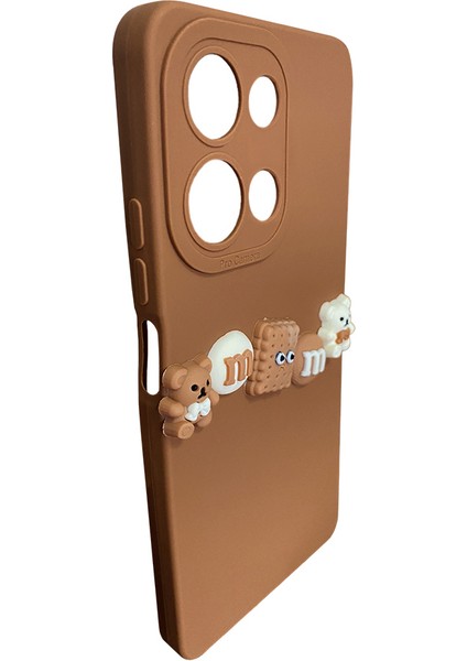 Xiaomi Redmi Note 13 5g Kılıf 3D M Bear Kamera Korumalı Silikon Kapak fiyatları