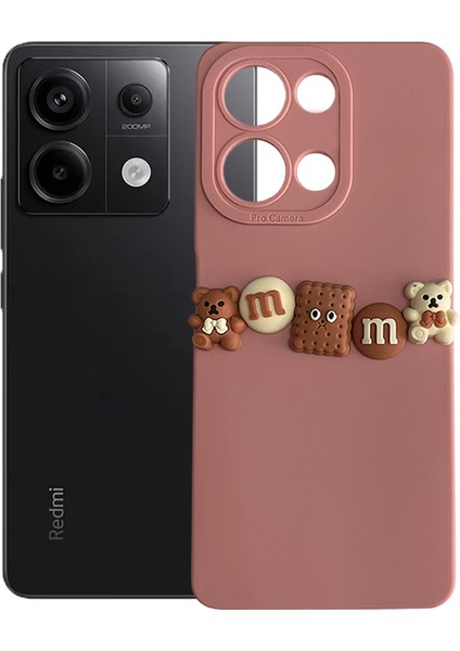 Xiaomi Redmi Note 13 Pro 5g Kılıf 3D M Bear Kamera Korumalı Silikon Kapak