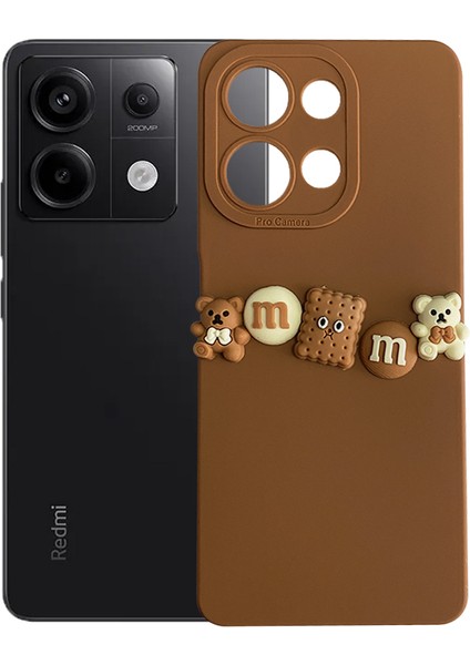 Xiaomi Redmi Note 13 Pro 5g Kılıf 3D M Bear Kamera Korumalı Silikon Kapak