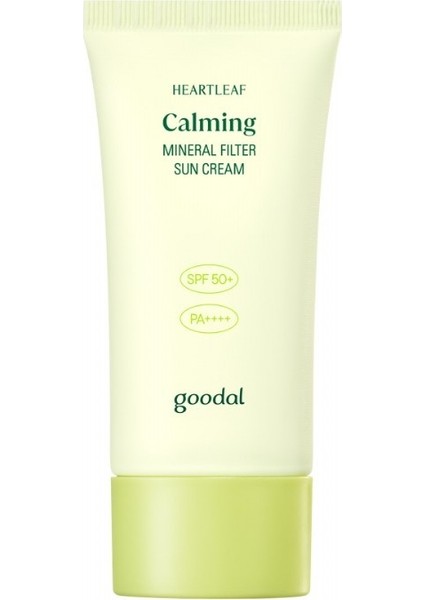 Heartleaf Calming Mineral Filter Sun Cream - Houttuynia Cordata Özlü Mineral Filtreli Güneş Kremi Spf 50+ Pa++++