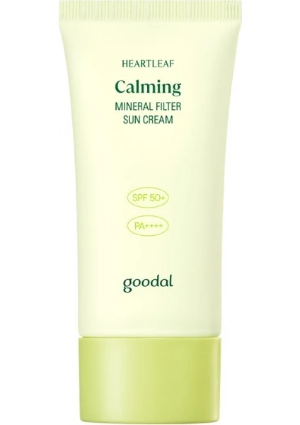 Heartleaf Calming Mineral Filter Sun Cream - Houttuynia Cordata Özlü Mineral Filtreli Güneş Kremi Spf 50+ Pa++++