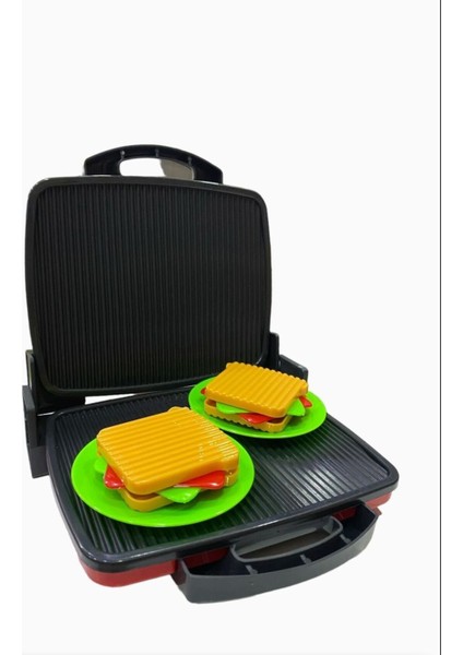 Oyuncak Tost Makinesi ve Tost Ekmek Seti - Kırmızı modelleri