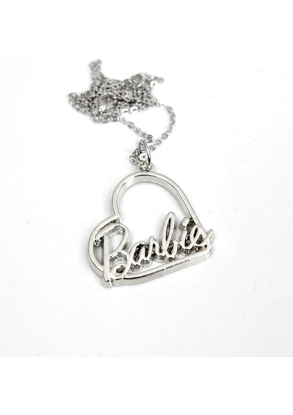 Barbie Yazılı Kız Çocuk Kolye