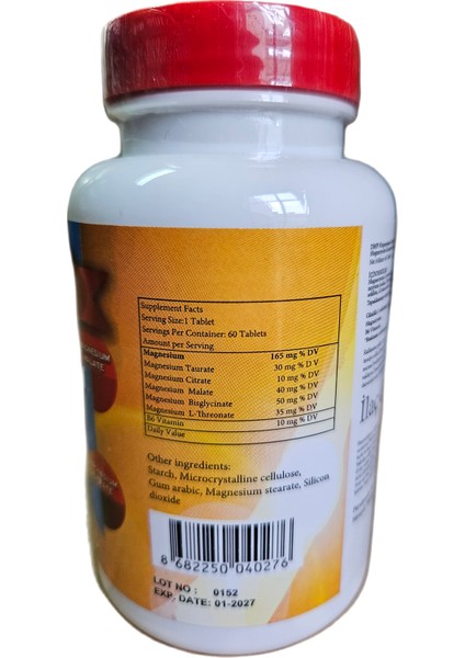 B6 Vitamin Magnesıum 60 Tablet Magnezyum B6