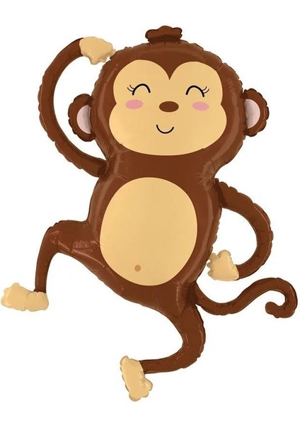Maymun Folyo Balon 90X85 cm