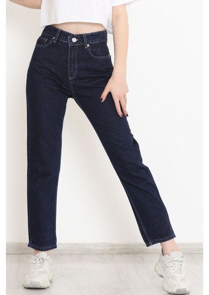 Boyfriend Kot Pantolon Koyu Mavi - 11917.1431.