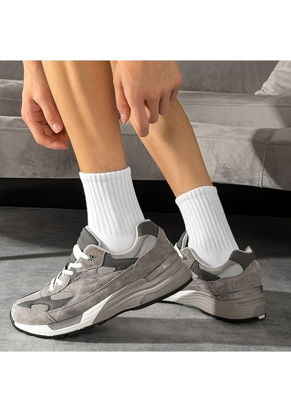 6 Çift Pamuklu Uzun Esnek Tenis Çorap