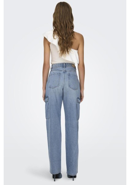 15317190 Hw Str Cargo Dnm Pım875 Noos Ss Kadın Jean Pantolon modelleri