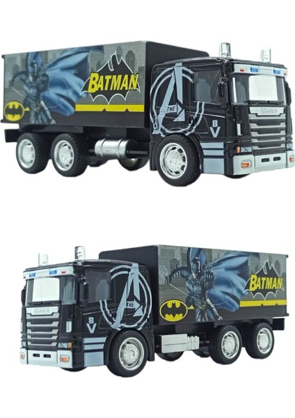 Tekno Trust Batman Figür Temalı Oyuncak Metal Tır Batman Sevenlerin Oyuncak Metal Tır'ı 14CM.