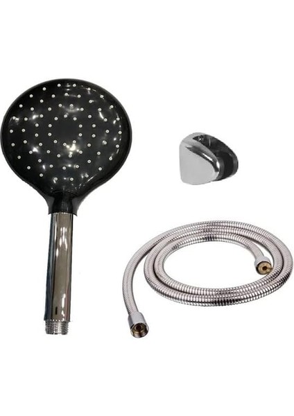 Üso Garden Mafsallı Duş Seti Siyah