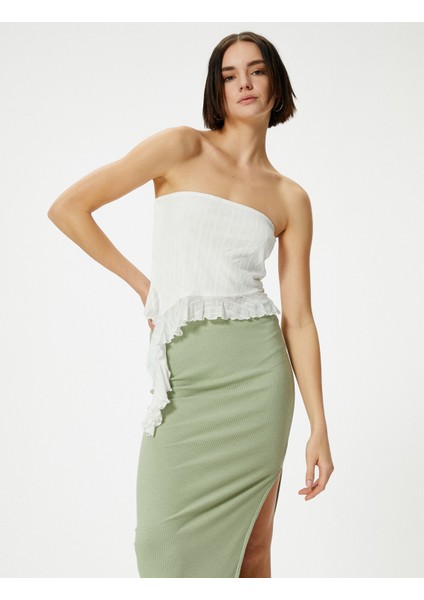 Kalem Etek Maksi Boy Yüksek Bel Ribanalı fiyatları