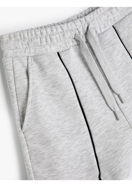 Ekstra Mini Şort Spor Beli Bağlamalı Cepli modelleri