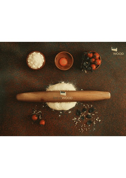 Fransız Tipi -El Yapımı Ceviz Ağacı Hamur Açma Merdanesi – 49 cm modelleri