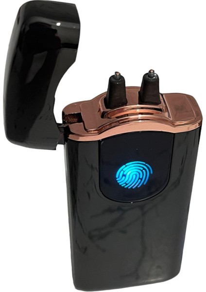 Siyah Tek Arklı Şarjlı LED Göstergeli Çakmak 109388 modelleri