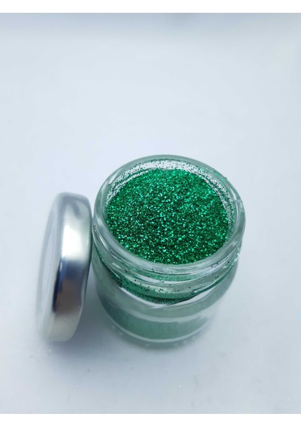 Yeşil Renkte Toz Sim 40 cc Kavanozda + 25 gr