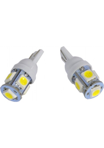 12V T10 Ampul 5 Smd Ledli Beyaz BR0400235