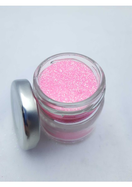 Pembe Renginde Toz Sim 40 cc Kavanozda + 25 gr