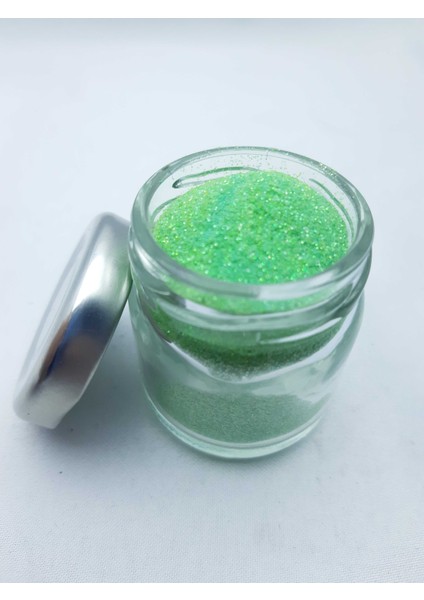 Su Yeşili Renginde Toz Sim 40 cc Kavanozda + 25 gr