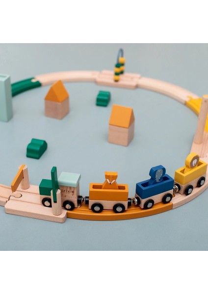 Ahşap Demiryolu Seti modelleri