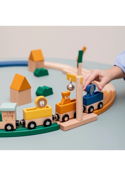 Ahşap Demiryolu Seti fırsatları