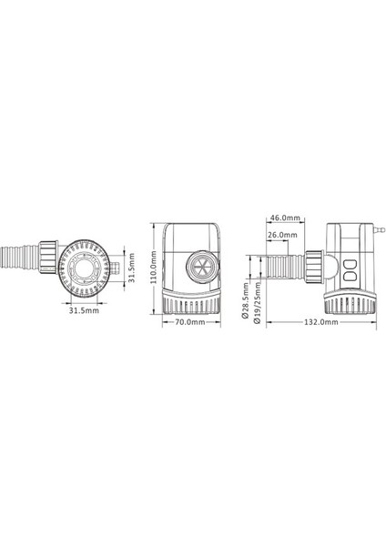 Seaflo Sintine Pompası Çek Valfli 600 Gph 12V