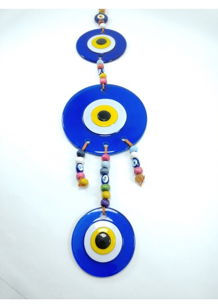 Nazar Boncuğu Duvar Dekoru El Yapımı Cam Üç Boncuklu Hediyelik Eşya fiyatları