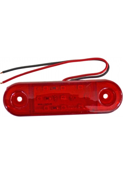 Tas 24V Side Marker Lamba 9 Ledli Kırmızı 8,5x2,5 cm TAS.018K-24 (2 Li)