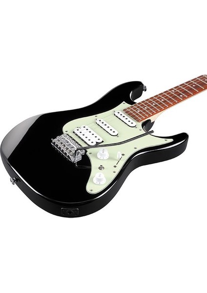 AZES40-BK Hss Trem Black Elektro Gitar Set