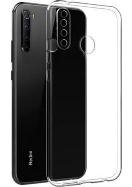 Xiaomi Redmi Note 8 Kılıf Şeffaf Kamera Korumalı Esnek Yumuşak Silikon