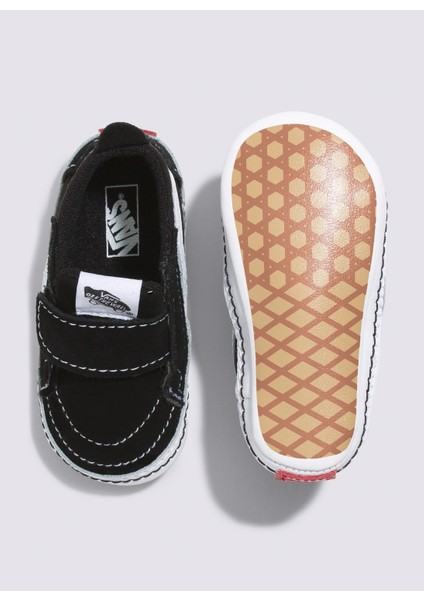 Siyah Erkek Bebek Patik VN0A346P6BT1 In Sk8-Hi Crib fırsatları