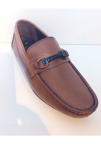 13189 Erkek Günlük Hakiki Deri Comfort Taban Loafer Ayakkabı