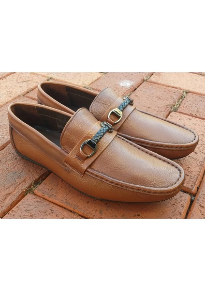 13189 Erkek Günlük Hakiki Deri Comfort Taban Loafer Ayakkabı