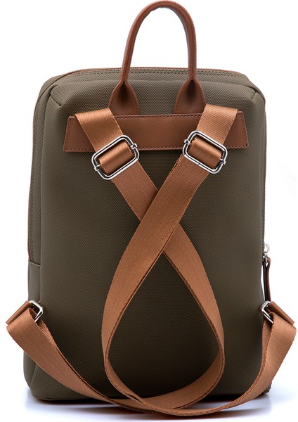 Haki Kadın 27X32X16 cm Sırt Çantası 05FS23K505-LK Hk