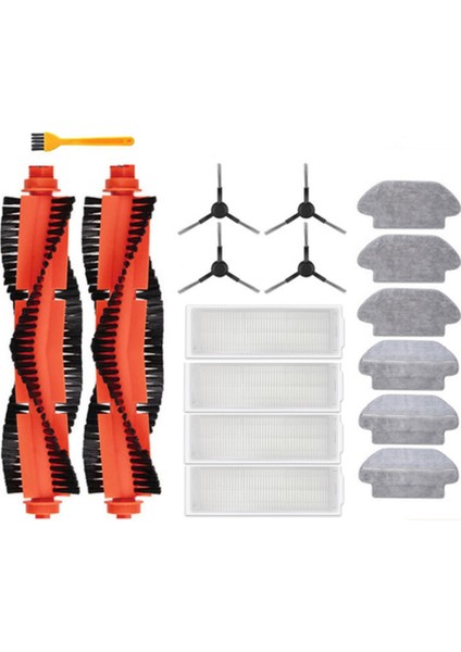 Xiaomi Mi Ana Yan Fırça Paspas Bezleri Filtresi Için 17PCS Aksesuar Kiti (Yurt Dışından)