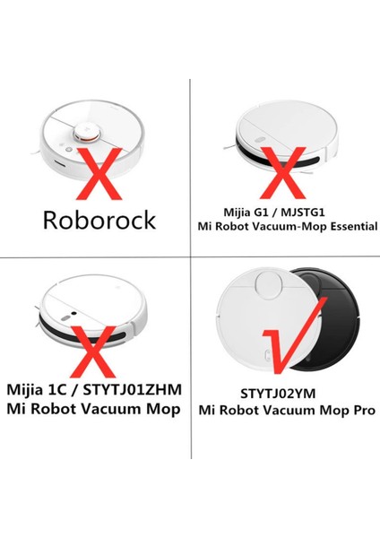 Xiaomi Mi Ana Yan Fırça Paspas Bezleri Filtresi Için 17PCS Aksesuar Kiti (Yurt Dışından)