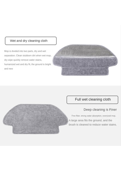 Xiaomi Mi Ana Yan Fırça Paspas Bezleri Filtresi Için 17PCS Aksesuar Kiti (Yurt Dışından)