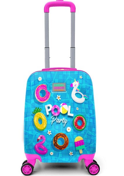 Kids Havuz Parti Desenli Çocuk Valizi 16780 indirimleri