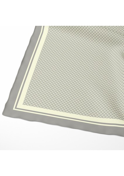 Akipek - Küçük Üçgen Desenli Pamuk Eşarp modelleri