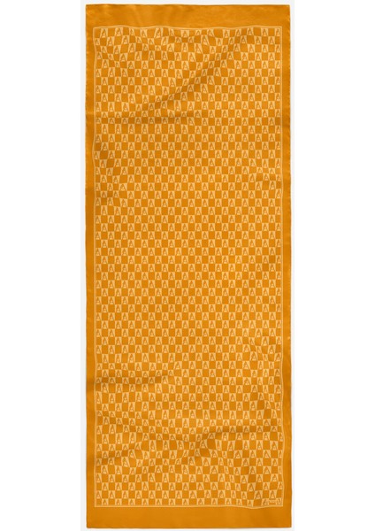 Kareli Siluet Logolu Pamuk Şal fiyatları